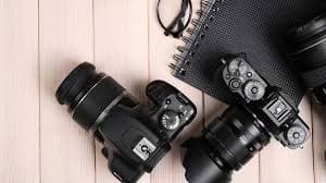 Camera with Tripod / Bag